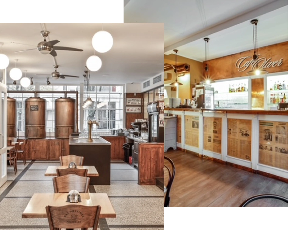 Foto restaurací v Poděbradech